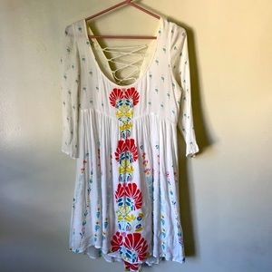 Flowy summer dress free people style